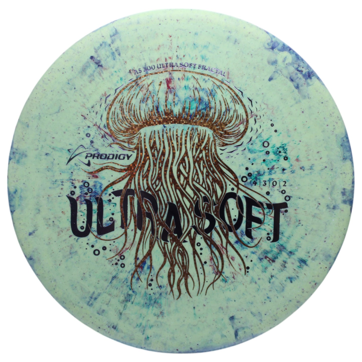 A5 300 ULTRA SOFT COLOR FRACTAL - TWILIGHT TIDE STAMP