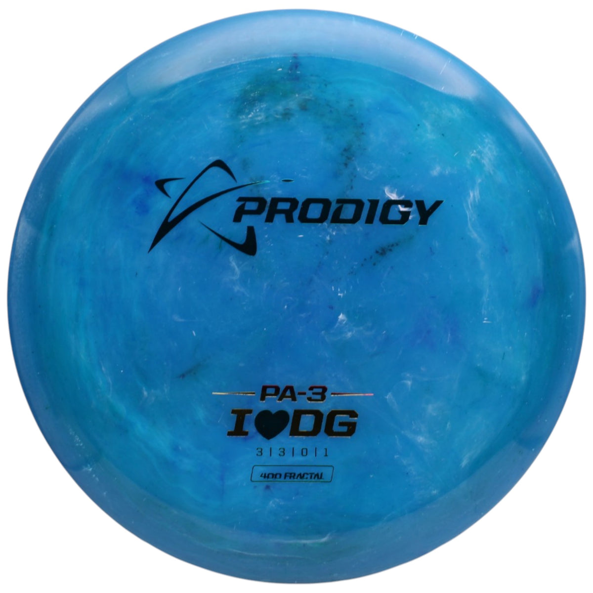 400 FRACTAL PA-3 "I LOVE DISC GOLF" STAMP