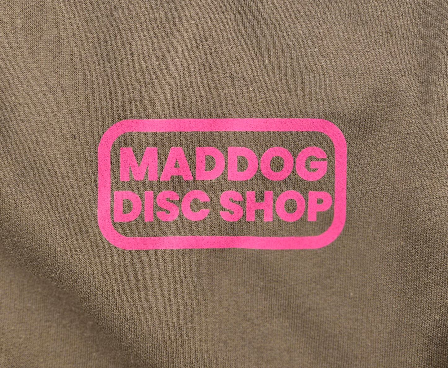 MADDOG DISC SHOP FLEECE PULLOVER HOODED SWEATSHIRT