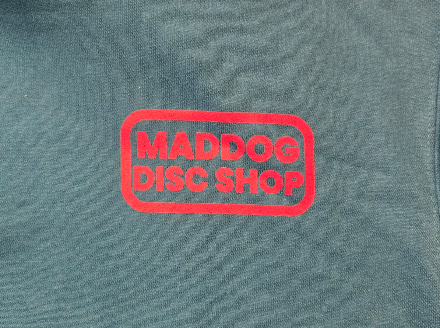 MADDOG DISC SHOP FLEECE PULLOVER HOODED SWEATSHIRT