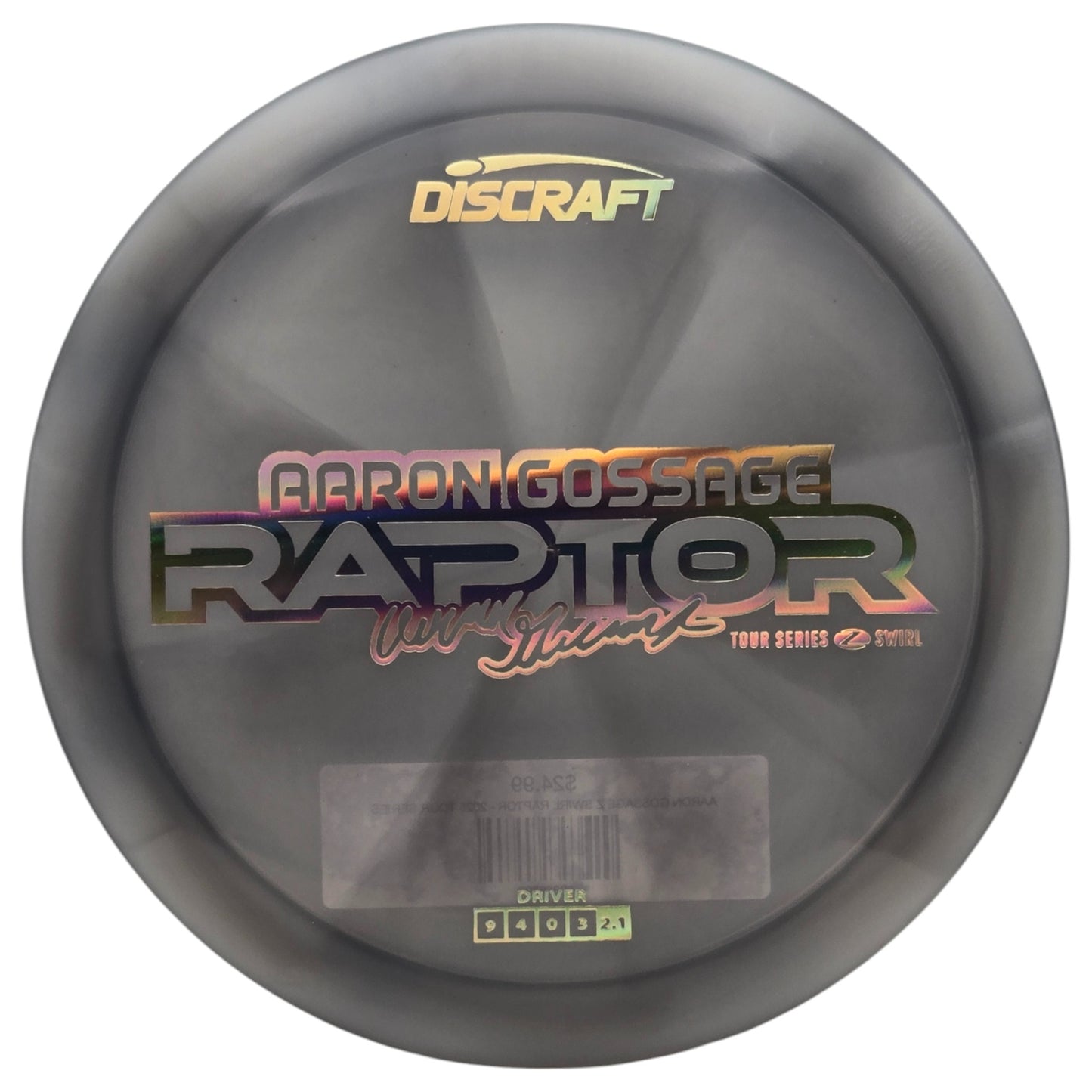 AARON GOSSAGE Z SWIRL RAPTOR - 2025 TOUR SERIES