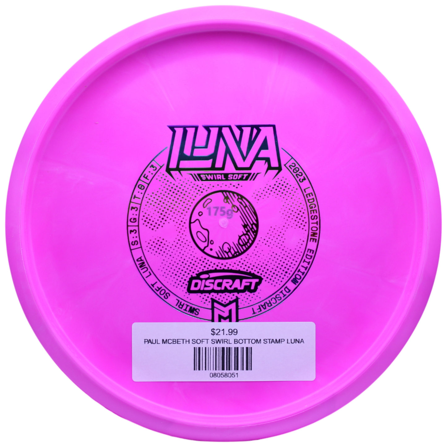 PAUL MCBETH SOFT SWIRL BOTTOM STAMP LUNA