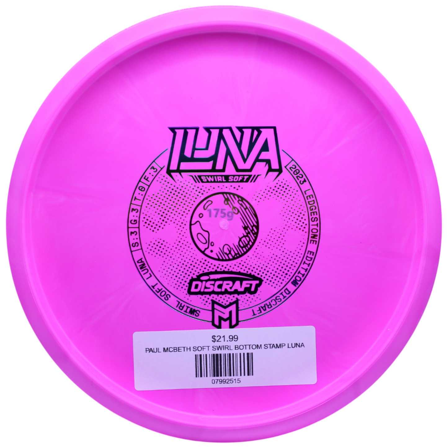 PAUL MCBETH SOFT SWIRL BOTTOM STAMP LUNA