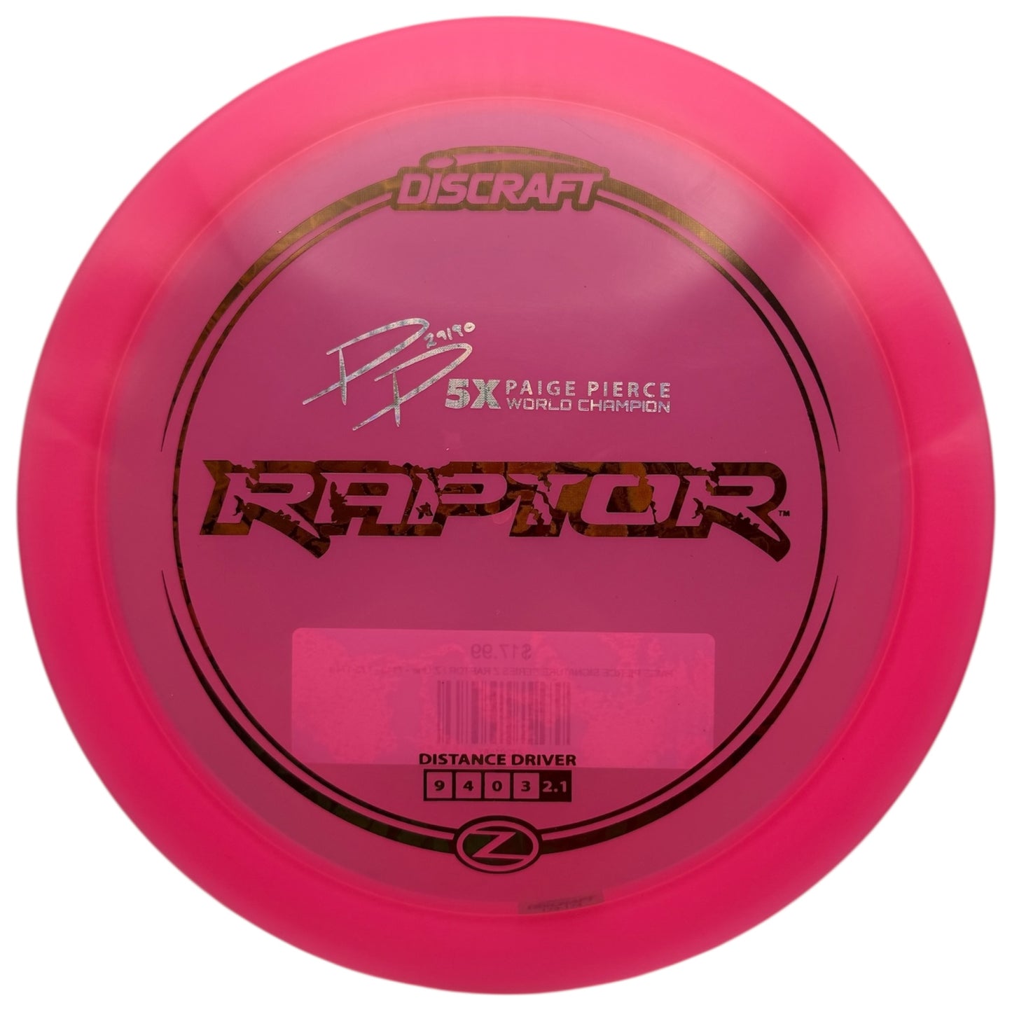 PAIGE PIERCE SIGNATURE SERIES Z RAPTOR